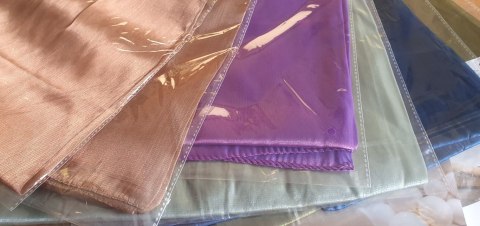 Apaszka szalik jedwabny 65x175cm. 12szt