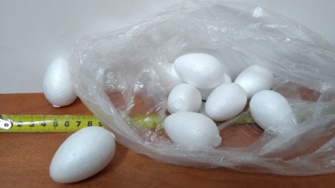 Jajka 5cm styropianowe 10szt