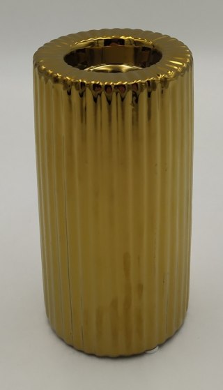 Świecznik ceramiczny 8szt. ZŁOTY CHROM | RC791-84