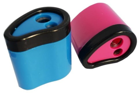 Temperówka podwójna 12szt. z pojemnikiem | 5743