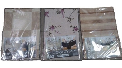 Obrus dekoracyjny 80 x 137cm TKANINA