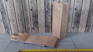 Torebka prezentowa 12szt na butelkę EKO 13x37