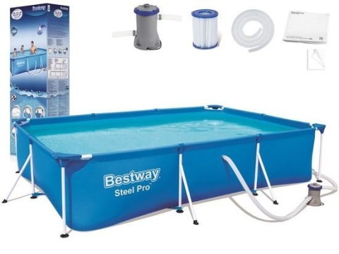 Basen STELAŻOWY 300x201x66cm 8w1 Bestway | 56411