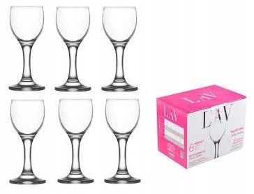 Kieliszki 6szt. do likieru 55ml MISKET LAV | MIS509