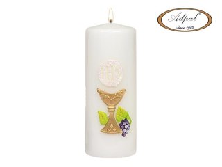 Świeca klubowa 150/58mm HOSTIA LAKIER biała | KL-5