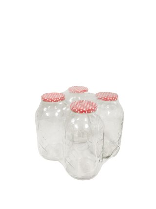 Słój szklany 5 L 4szt.