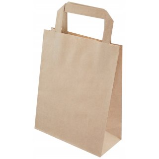 Torebka papierowa z uszami SZARA 28x15x30 cm 25 szt.