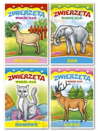 Kolorowanka Zwierzęta Wokół Nas