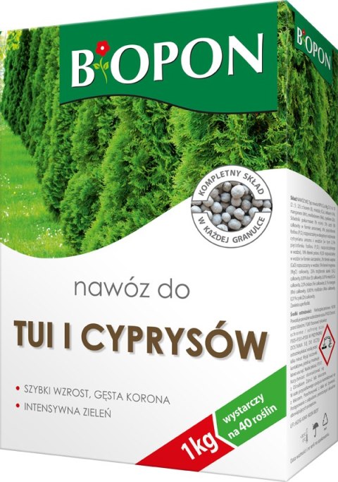 Nawóz do tui i cyprusów granulat 1kg