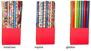 Papier ozdobny 200x70cm mix wzorów