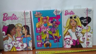 Szkicownik 40szt. szablon 2szt. naklejki 24szt. BARBIE
