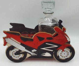 Karafka + 6 kieliszków ŚCIGACZ 18 urodziny