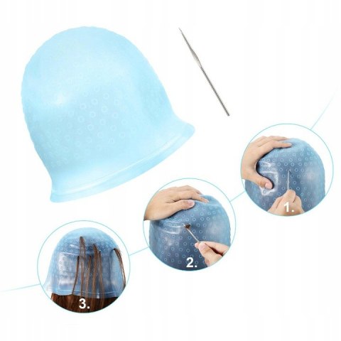 Czepek fryzjerski do pasemek balejażu farbowaniu włosów XJ3628