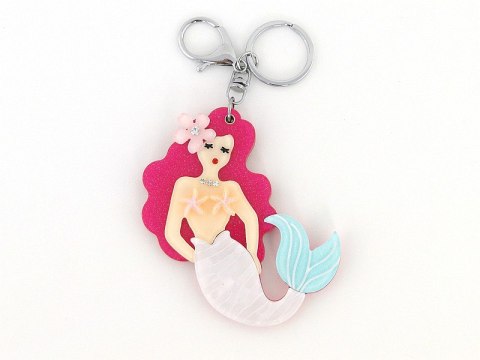 Brelok 12szt SYRENKA Z LUSTERKIEM