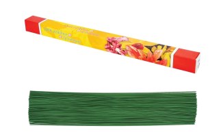 Druty florystyczne zielone, rozm. 1 mm x ok.40 cm, pud.1kg (ok. 430szt.) DA-1657