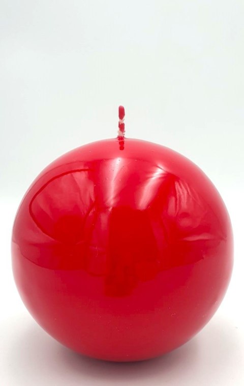 Świeca kula czerwona 120mm | B47 K120B