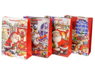 Torba prezentowa brokat 12szt. 26x32x10cm