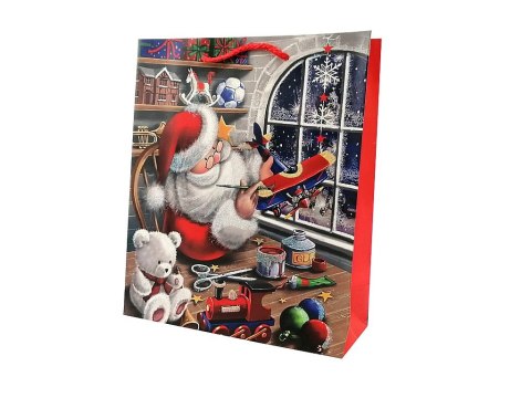 Torba prezentowa brokat 12szt. 26x32x10cm