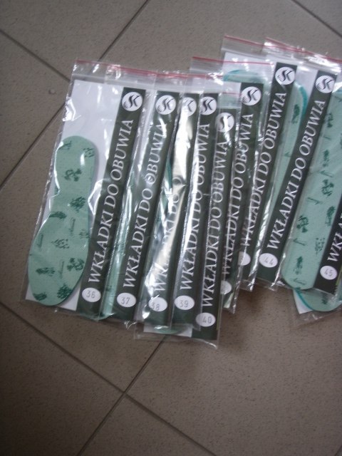 Wkładki do obuwia zapachowe DEO FRESH ROZ 37