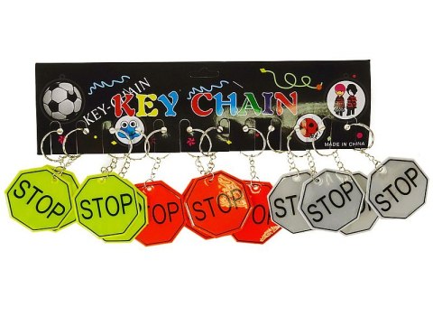 Brelok 12szt. odblaskowy STOP