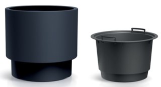 Donica Heos 10l 30cm antracyt