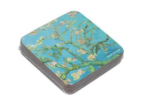Komplet 6 podkładek korkowych - V. van Gogh Kwitnący Migdałowiec CARMANI | 830-0004