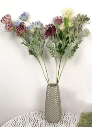 Kwiat ala CZOSNEK 5 kwiatów 6 cm łodyga 75cm 5szt. | LTI-160