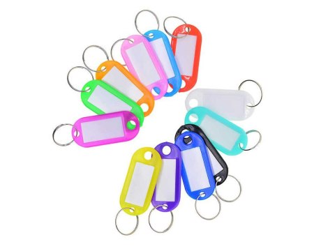 Zawieszka do kluczy brelok identyfikator 100 szt