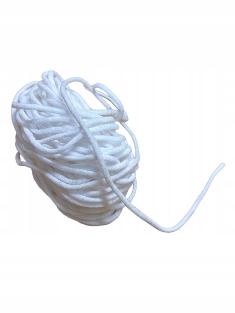 Gumka krawiecka okrągła miękka guma do ubrań Ø 3,0 mm - 10 mb