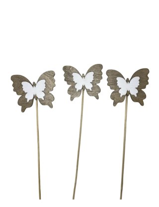 Pik 3szt. MOTYLE SZARE