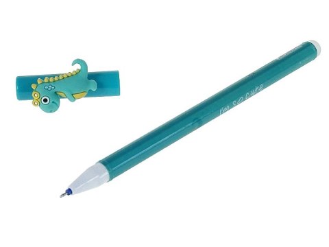 Długopis żelowy ścieralny z dinozaurem 36szt.