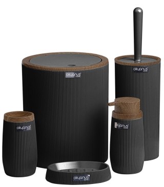 Komplet łazienkowy Stripe Round Okyanus 4783