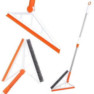 Miotła silikonowa szczotka do wody i innych zabrudzeń z kijem magic długa ściągaczka do szyb 24512