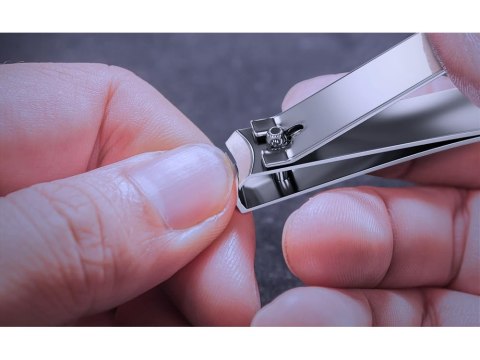 Obcinacz obcinaczka cążki 12szt. do paznokci mocny stalowy manicure chrom