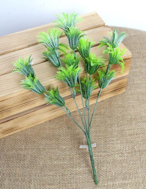 Gałązka 2szt TUJA-DZWONKI wys. 30 cm 5 łodyg ZIELONA cieniowana MD-072A