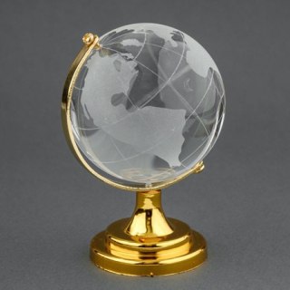 Globus kryształowy wysokość 8cm średnica 5cm B-2781