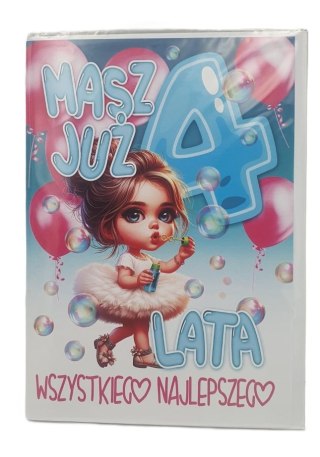 Karnet XL MASZ JUŻ 4 LATA DZ KXL-316