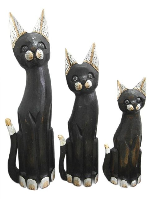 Koty drewniane 3szt 50 / 40 / 30cm TK109M