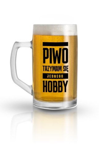 Kufel 500ml Trzymam się jednego hobby