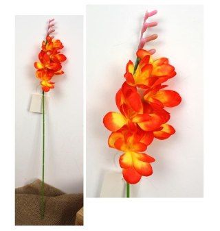 Kwiat FREZJA wys. 55 cm POMARAŃCZOWA WMD-2015C