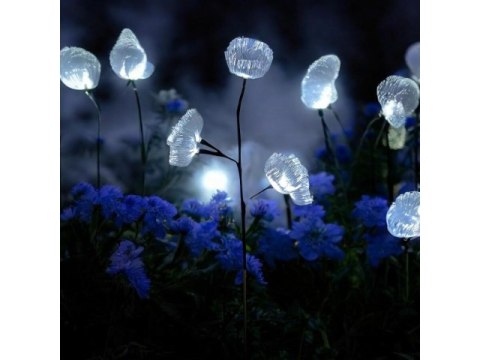 Lampa 2szt solarna ogrodowa meduza LED 87cm soly8007cw