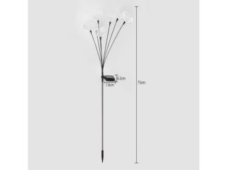 Lampa 2szt solarna ogrodowa meduza LED 87cm soly8007cw