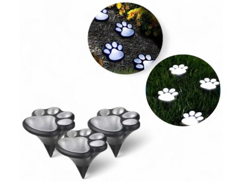 Lampa 3szt solarna łapka led A6046