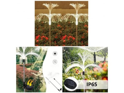 Lampa solarna 2szt. WARM WHITE / 100 MEDUZA FM209