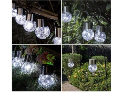 Lampa solarna ogrodowa led Crackle Ball sol2561123