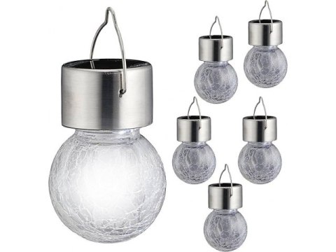 Lampa solarna ogrodowa led Crackle Ball sol2561123
