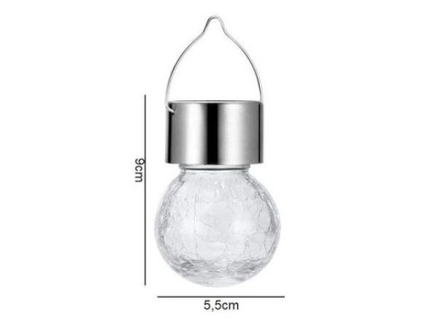 Lampa solarna ogrodowa led Crackle Ball sol2561123