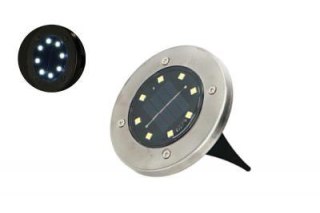 Lampka solarna 8 led śr.11,5