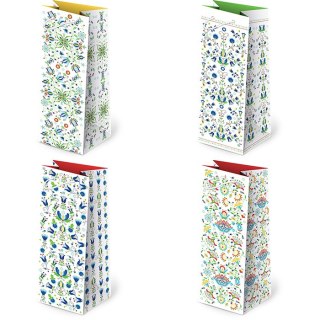 Torebki ozdobne 10szt. AL-2 set 55 Folklor kaszubski 12 x 36,9 x 11 cm