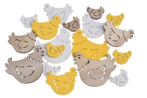 Wykrawanki kury mix 18szt. 129CAN23030